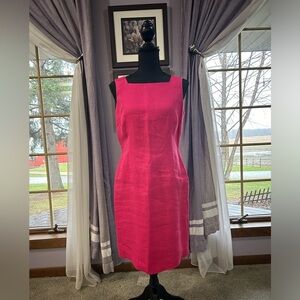 Vintage Talbots Irish Linen Midi Dress